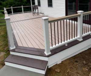 ground level deck