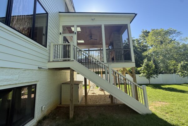 Screen Porch with Metal Roof
